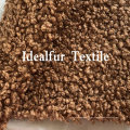 Imitation Wool Curly Short Pile Fur for Raccoon Fur